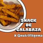 snack saludable de calabaza y queso