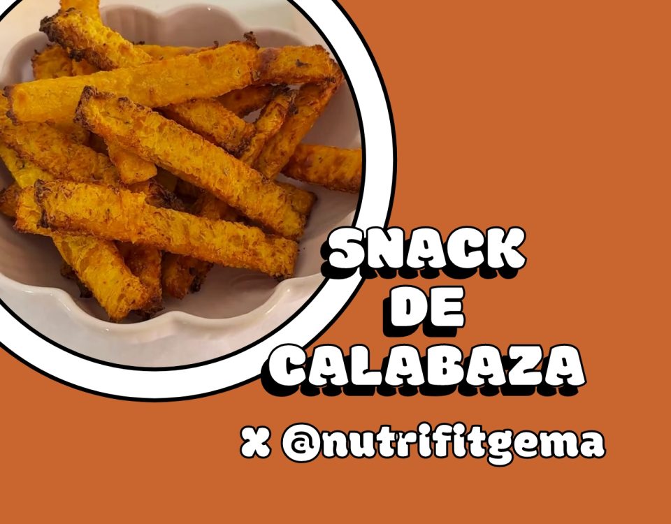 snack saludable de calabaza y queso